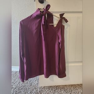 Nicole Miller Deep Purple Women's Top